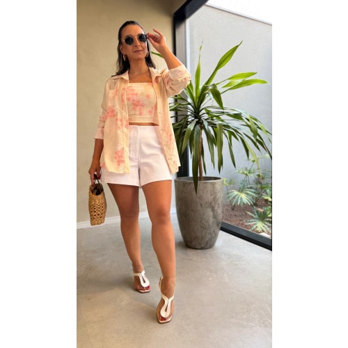 Conjunto Cropped E Camisa July