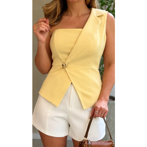 Blusa Nula Manga Nay 