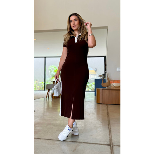 Vestido Midi Moletinho Tamy