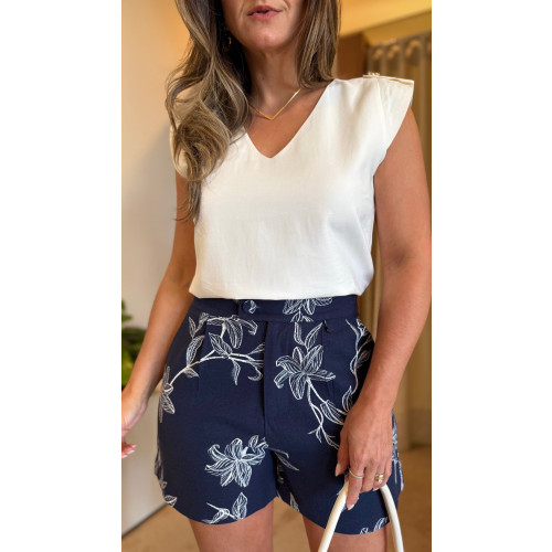 Blusa Detalhe Ombro Anelise