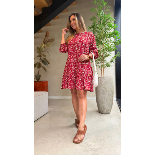 Vestido Manga 3/4 Marília