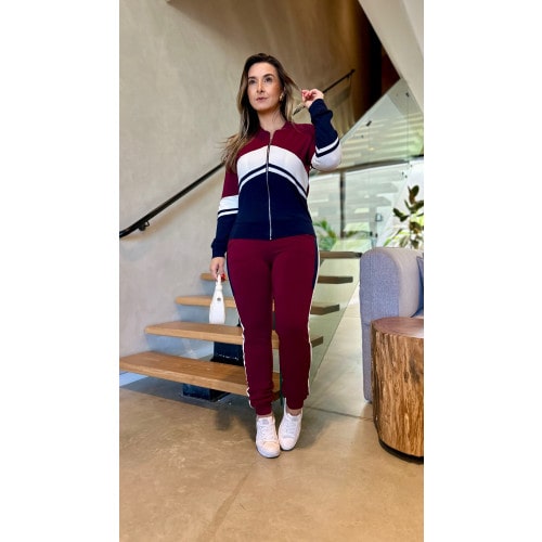 Conjunto Jaqueta E Calça Jogger Moletinho Luna