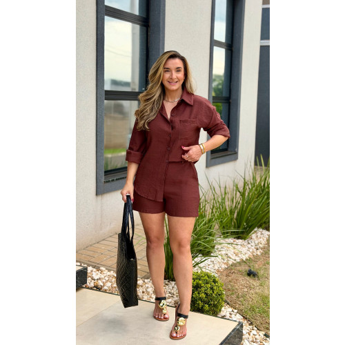 Conjunto Camisa E Short Ágata 