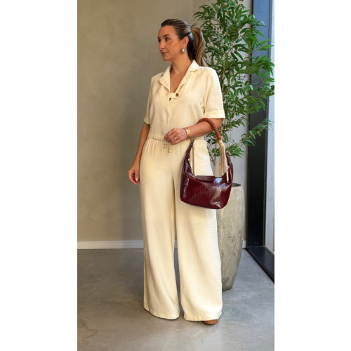 Conjunto Cropped e Calça Kátia