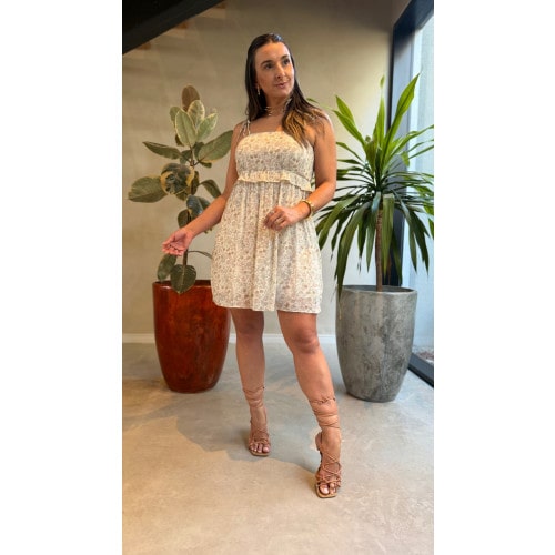 Vestido Curto Alcinha Amarraçao Lily
