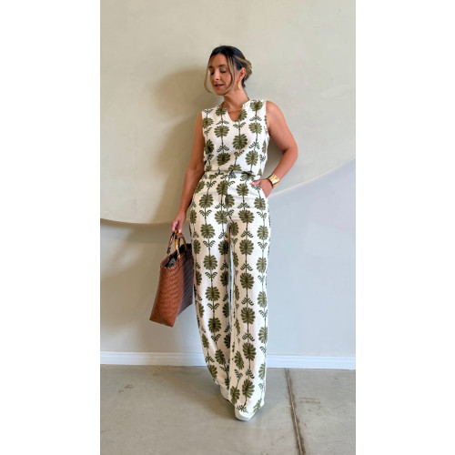 Conjunto Blusa e Calça Roberta