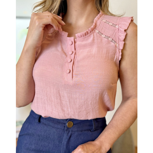 Blusa Detalhe Botões Laila