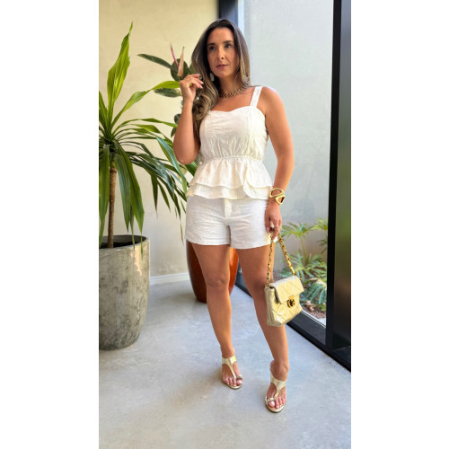 Conjunto Blusa e Short Valentina