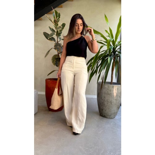 Calça Reta Alfaiataria Tamy