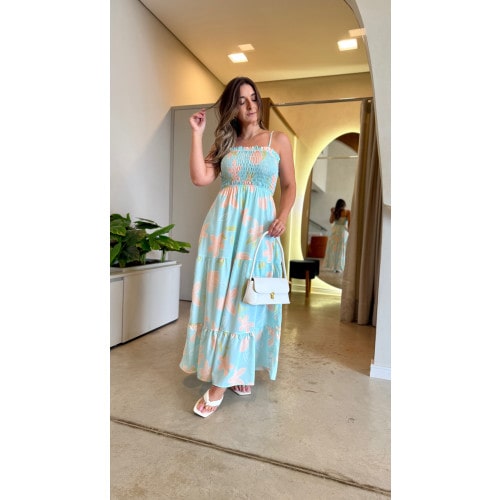 Vestido Longo Alcinha Lika