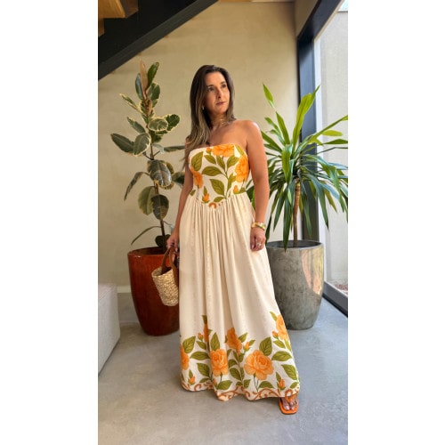 Vestido Tomara Que Caia Flores