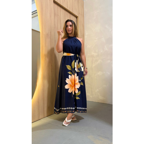 Vestido Midi Frente Única Bel