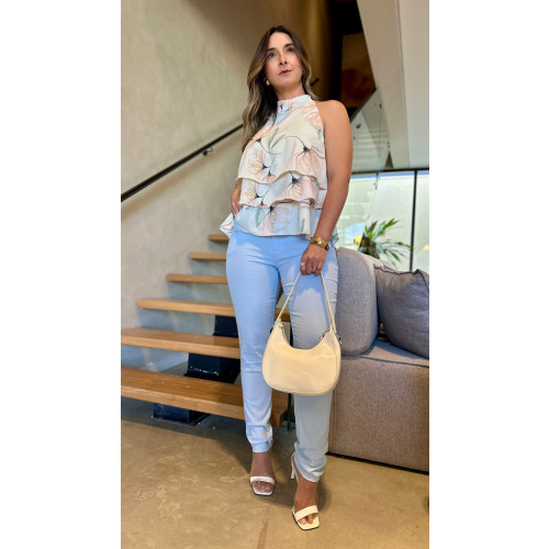 Calça Linho Rústic Mavi