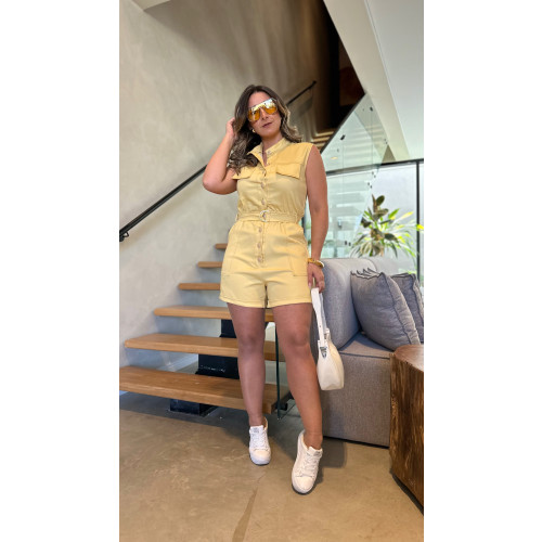 Macaquinho Sarja Cecilia 