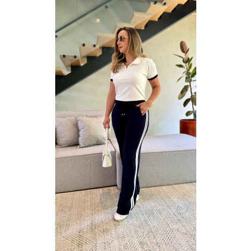 Conjunto Blusa E Calça Moletinho Valesca