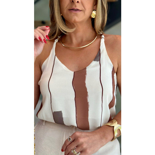 Blusa Detalhe Alcinha Karina