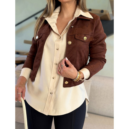 Jaqueta Suede Fer