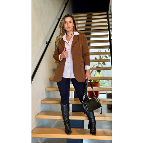 Blazer Alfaiataria Com Ombreira Amanda