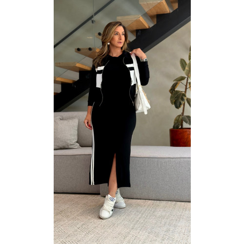 Vestido Bomber Moletinho