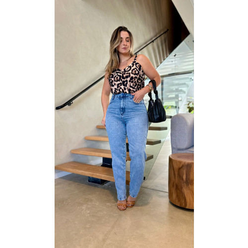 Calça Jeans Mom Bia