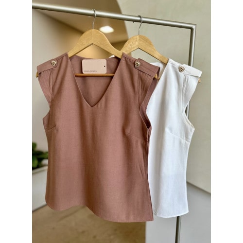 Blusa Detalhe Ombro Anelise