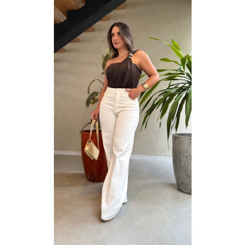 Calça Jeans Wide Leg Jade