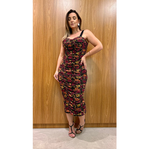 Vestido Midi Tule Vick