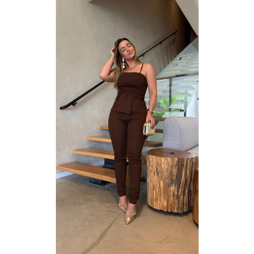 Conjunto Blusa E Calça Soraia