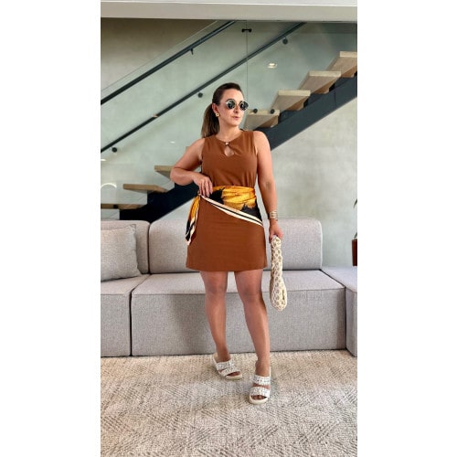 Vestido Curto Alfaiataria Denise