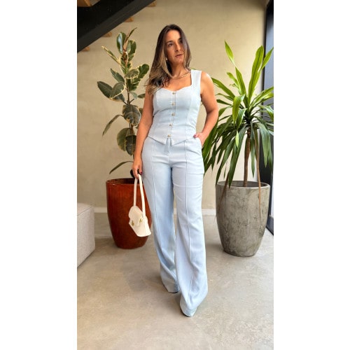Conjunto Colete e Calça Mariane