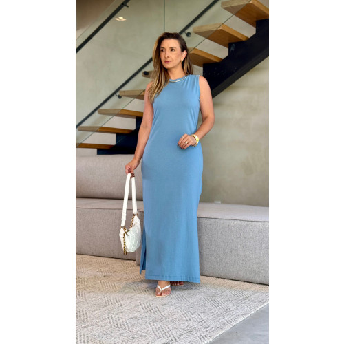 Vestido Longo Malha Menegotti Renata