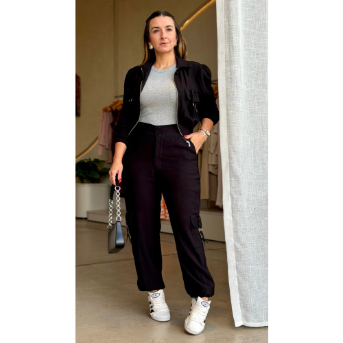 Conjunto Jaquetinha E Calça Jogger Melissa