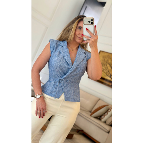 Colete Linho Júlia 