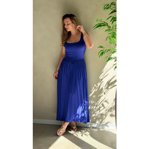 Vestido Midi Recorte Princesa 