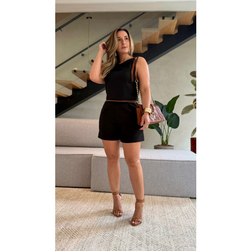 Conjunto Cropped E Short Noêmia