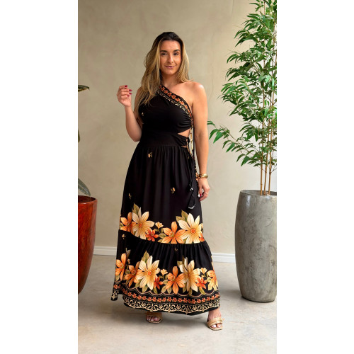 Vestido Longo Nula Manga Kátia