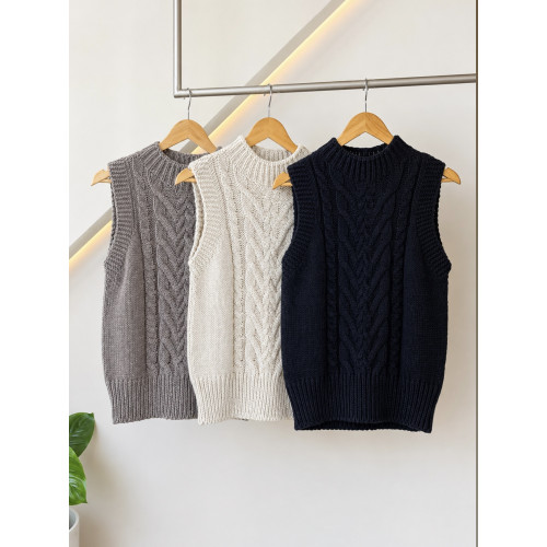 Blusa Colete Tricot Rebeca