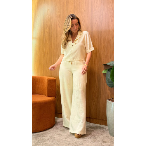 Conjunto Cropped e Calça Kátia