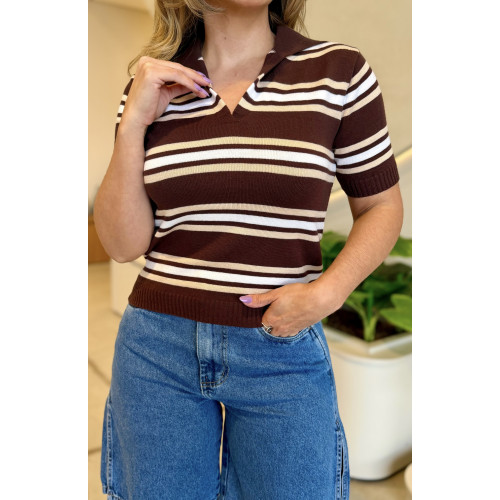 Polo Tricot Modal Marina 
