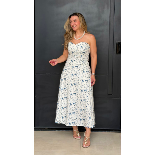 Conjunto Corset E Saia Midi Rebeca 