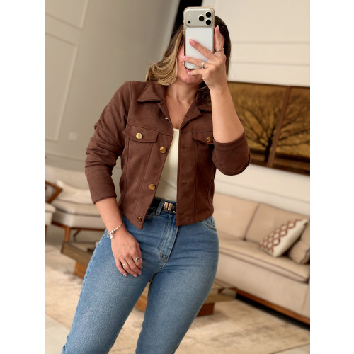 Jaqueta Suede Fer
