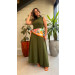 Vestido Longo Canelado Cecilia