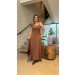 Vestido Midi Canelado Alice