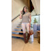 Blusa Colete Tricot Fabi