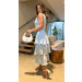Conjunto Colete E Saia Camadas Lis