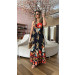 Vestido Midi Alça Larga Rubia