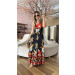 Vestido Midi Alça Larga Rubia