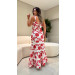 Conjunto Cropped E Saia Longa Mirela