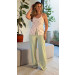 Calça Alfaiataria Com Detalhe Fivela Carla 