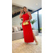 Vestido Longo Fenda Lateral Lavinia